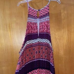 American eagle multi-pattern maxi sun dress!